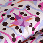 Abstract Print Apparel Fabric ST000532