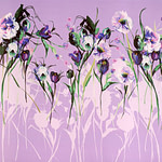 Flowers Print Apparel Fabric ST000569