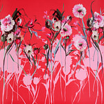 Flowers Print Apparel Fabric ST000570