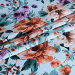 Flowers Print Apparel Fabric ST000637
