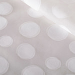 Tessuto Organza Jacquard Bolle TC000796 per Abbigliamento