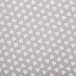 Tessuto Organza Jacquard Cuori TC000797 per Abbigliamento