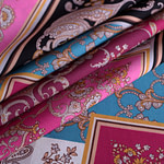 Tessuto Foulard Patchwork TC000885 per Abbigliamento