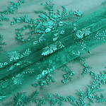 Flowers Laces-Embroidery Apparel Fabric TC001090