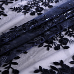 Flowers Laces-Embroidery Apparel Fabric TC001092