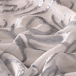Abstract Jacquard Apparel Fabric UN001178