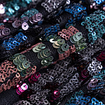 Stripes Laces-Embroidery Apparel Fabric UN001197