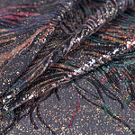 Abstract Laces-Embroidery Apparel Fabric UN001199