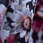 Flowers Jacquard Apparel Fabric UN001239