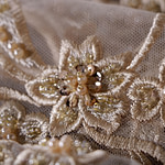 Tissu Couture Fleurs Dentelle et Broderie UN001245