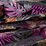 Tessuto Broccato Fiore Jungla UN001250 per Abbigliamento