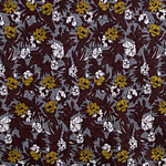Flowers Jacquard Apparel Fabric UN001257