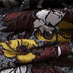 Flowers Jacquard Apparel Fabric UN001257
