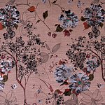 Flowers Jacquard Apparel Fabric UN001262