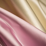 Fine Italian silk crêpe back satin fabric for high fashion and dressmaking | new tess