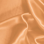 Apricot Orange Silk Crêpe Satin Apparel Fabric