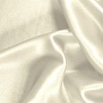 Milk White Silk Crêpe Satin Apparel Fabric
