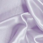 Light purple silk crêpe back satin fabric for dressmaking