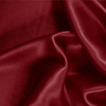Burgundy Purple Silk Crêpe Satin Apparel Fabric