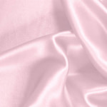 Tissu Couture Crêpe Satin Rose bébé en Soie