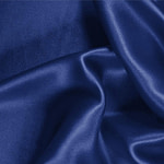 Sapphire Blue Silk Crêpe Satin Apparel Fabric
