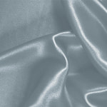 Avio Blue Silk Crêpe Satin Apparel Fabric