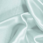Water Blue Silk Crêpe Satin Apparel Fabric
