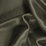 Tessuto Crepe Satin Militare per Abbigliamento