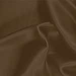 Cigar Brown Silk Crêpe Satin Apparel Fabric