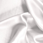 Milk White Silk, Stretch Silk Satin Stretch Apparel Fabric