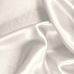 Tissu Couture Satin stretch Blanc ivoire en Soie, Stretch