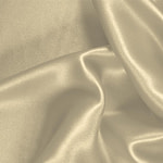 Tissu Couture Satin stretch Beige vanille en Soie, Stretch