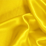 Lemon Yellow Silk, Stretch Silk Satin Stretch Apparel Fabric
