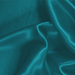 Tissu Couture Satin stretch Bleu turquoise en Soie, Stretch