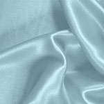 Tissu Couture Satin stretch Bleu pâle en Soie, Stretch