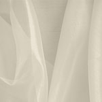 Vanilla White Silk Organza Apparel Fabric