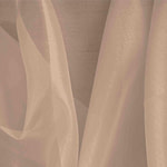 Blush Gray Silk Organza Apparel Fabric