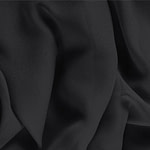 Tessuto Georgette Nero di seta per abbigliamento