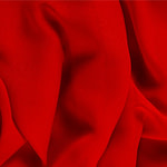 Fire Red Silk Georgette Apparel Fabric