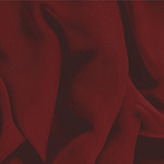 Tissu Couture Georgette Rouge amarante en Soie