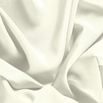 Ivory White Silk Crêpe de Chine Apparel Fabric