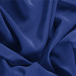 Tessuto Crepe De Chine Sorrento Zaffiro per Abbigliamento
