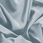 Avio Blue Silk Crêpe de Chine Apparel Fabric