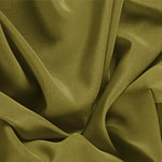 Leaf Green Silk Crêpe de Chine Apparel Fabric