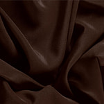 Cofee Brown Silk Crêpe de Chine Apparel Fabric