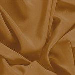 Caramel Brown Silk Crêpe de Chine Apparel Fabric