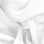 Optical White Silk Chiffon Apparel Fabric