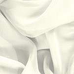 Ivory Silk Chiffon Apparel Fabric