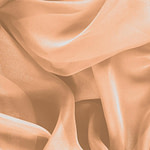 Apricot Orange Silk Chiffon Apparel Fabric