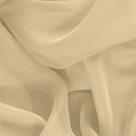 Almond Beige Silk Chiffon Apparel Fabric